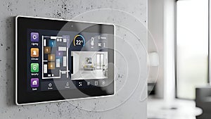 Smart Home Control Panel Automation System Interface