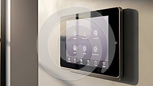 Smart Home Control Panel, Automation System, Touchscreen Interface