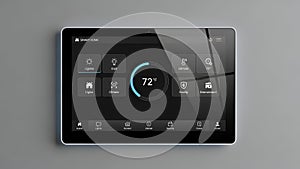 Smart Home Control Panel Automation, Temperature, Security
