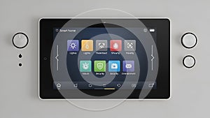 Smart Home Control Panel Automation System Interface