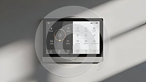 Smart Home Control Panel Automation System Interface