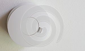 Close up of smoke detector