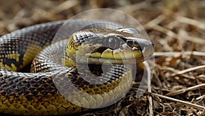 Close Up of a Snake\'s Head photo