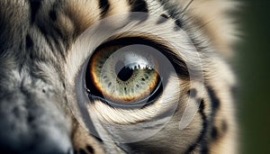 Close-Up of a Snow LeopardÃ¢â¬â¢s Eye