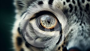 Close-Up of a Snow LeopardÃ¢â¬â¢s Eye