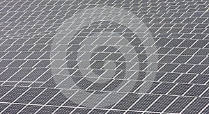 Close-up of solar panels in Andalusia near Nijar photo