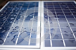 Close-up Solar panels solar cell