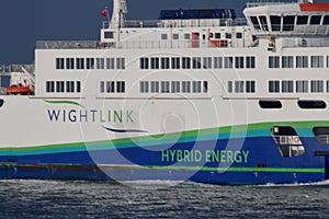 Close up of a Solent ferry