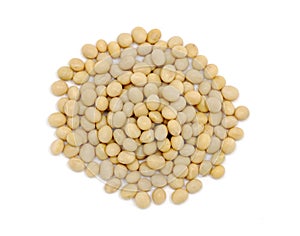 Close up of soy beans