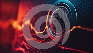 AI-Generated Speaker Art