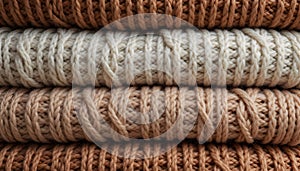 Stacked Knitted Sweaters