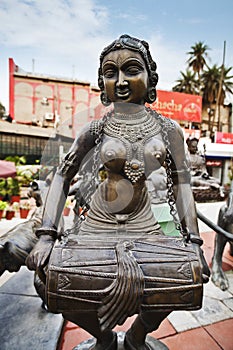 Close-up of a statue, Mount Abu, Sirohi District, Rajasthan, Ind