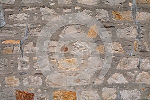 Close up of a stone wall