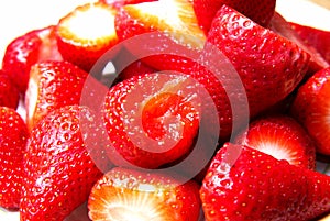 Close-up of strawberries