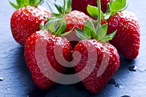 Close-up strawberry, fruit