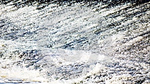 Close-up of the stream of the river Shannon in the town of Athlone