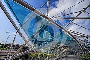 Structure of The helix bridge, Singapore