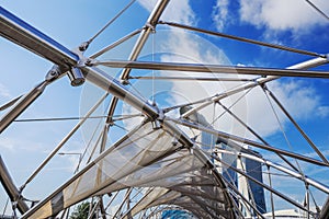 Structure of The helix bridge, Singapore