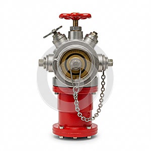 Fire Hydrant on White Background