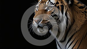 Close up of a Sumatran Tiger (Panthera tigris altaica)
