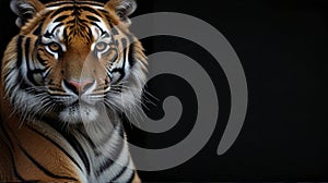 Close up of a Sumatran Tiger (Panthera tigris altaica)