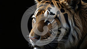 Close up of a Sumatran Tiger (Panthera tigris altaica)