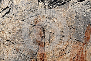 Close up surface of granite and concrete walls and floors taken in northern germany