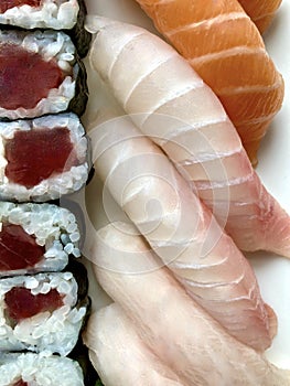 Close Up Sushi Platter