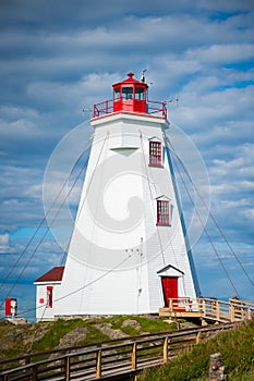 Close up of Swallowtail Lighthouse