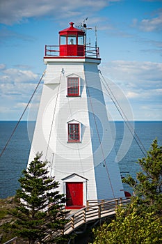 Close up of Swallowtail Lighthouse