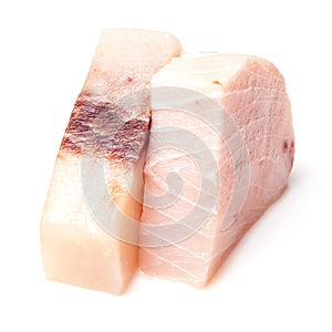 Close up of swordfish steaks