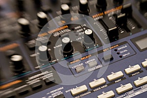 Close up of Synthesizer