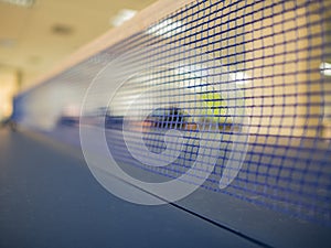 Close up table tennis net