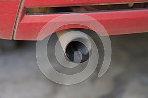 Close up of a Tailpipe photo