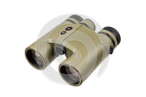 Close-Up of Tan Binoculars