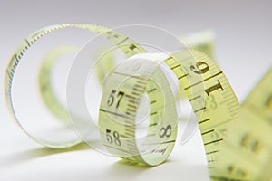 A close-up of the tape measure