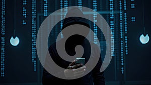 Close Up Telephone Hacker