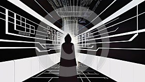 Close Up Telephone Hacker