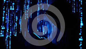 Close Up Telephone Hacker