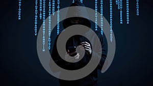 Close Up Telephone Hacker