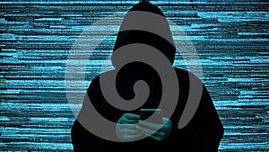 Close Up Telephone Hacker