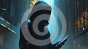 Close Up Telephone Hacker