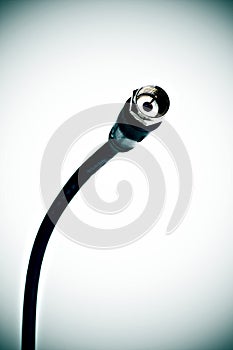 Close-up of television cable