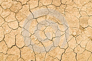 Texture of cracked soil ground