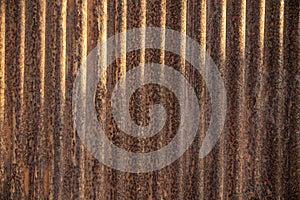 Close up texture and detail rusty on galvanize sheet background