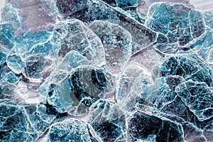 Isinglass-stone plates as a background