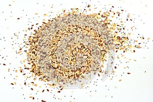 Close up of a texture multigrain