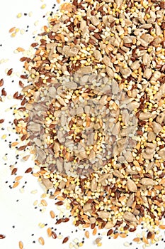 Close up of a texture multigrain