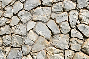 Close up texture of stone wall