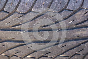 Close-up of the texture of a used car wheel
